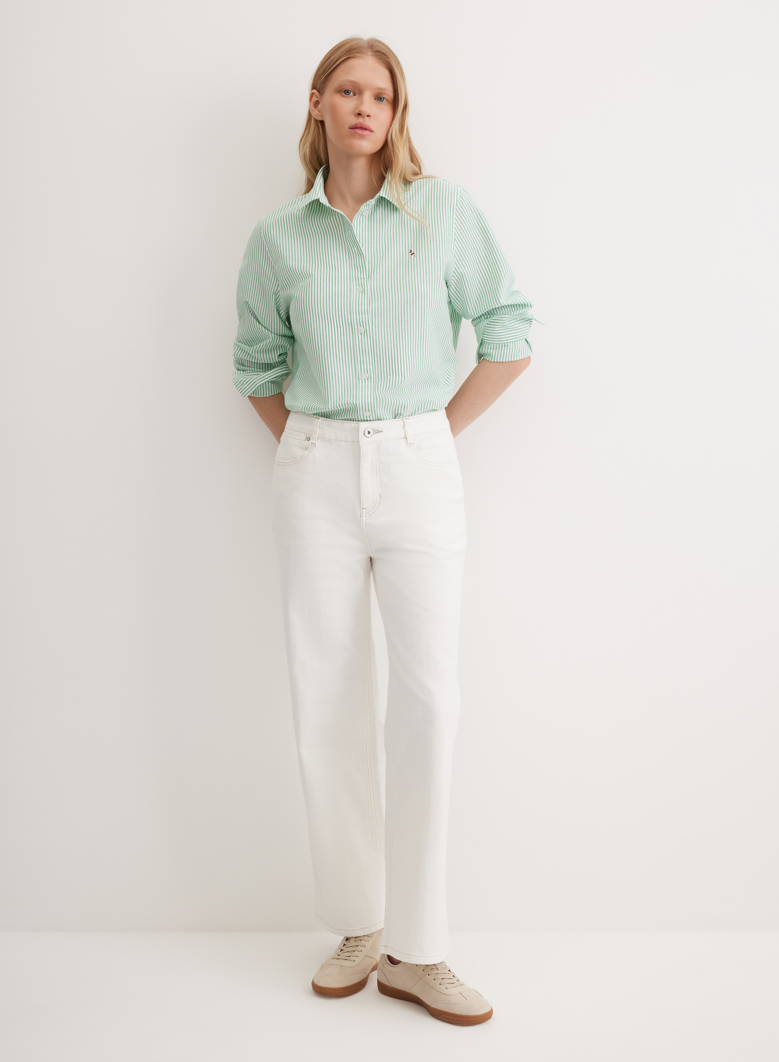 Прямые классические джинсы «5 карманов» - основное изображение товара