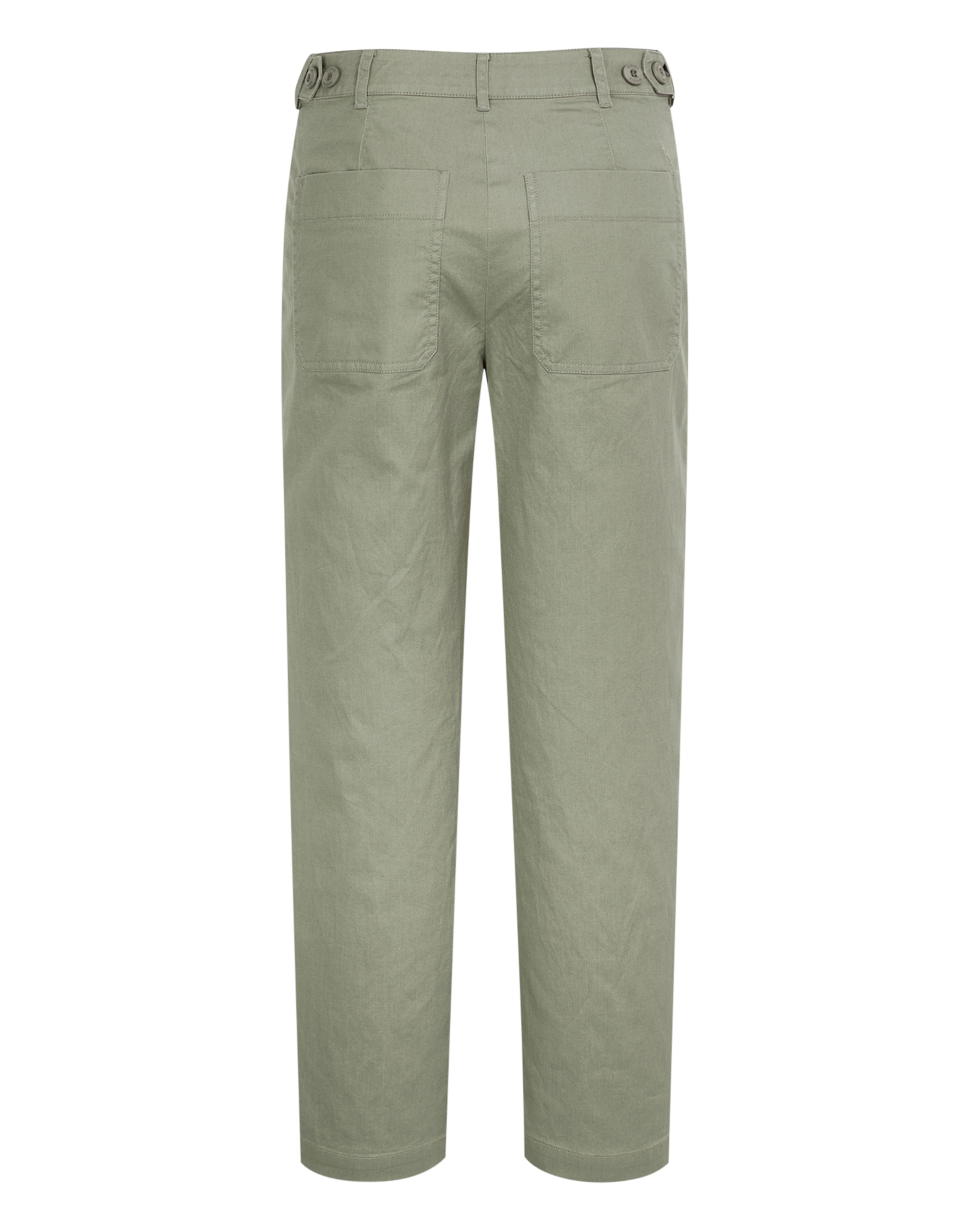 Широкие прямые брюки с накладными карманами - основное изображение товара