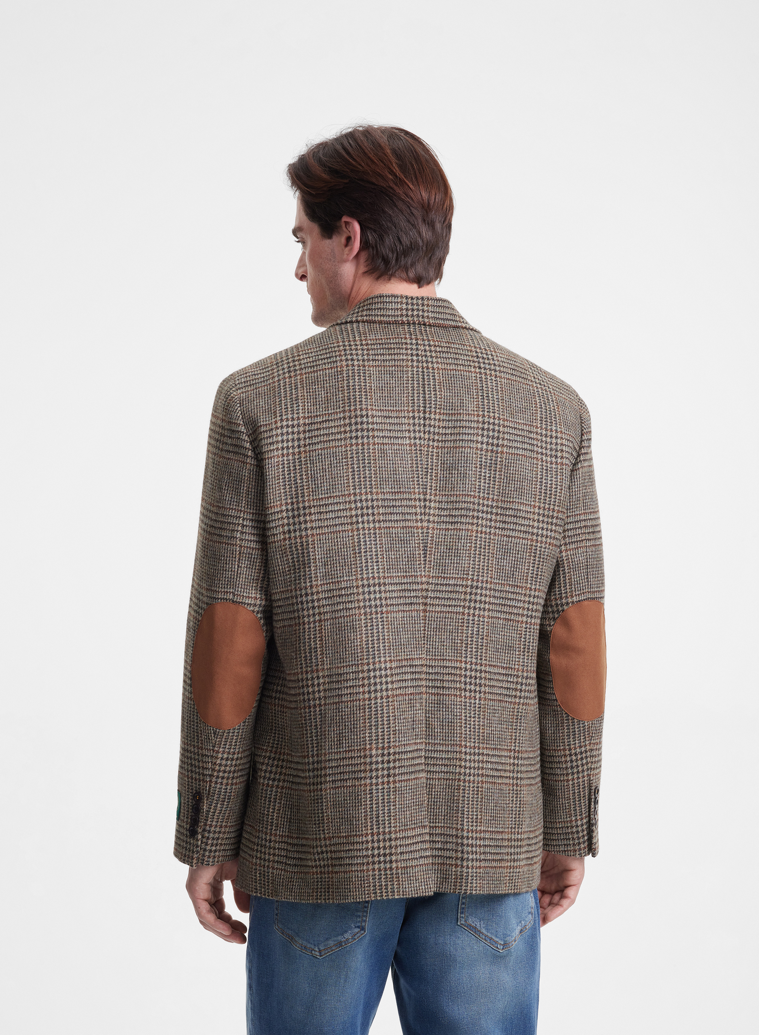 Пиджак в клетку прямого силуэта - основное изображение товара