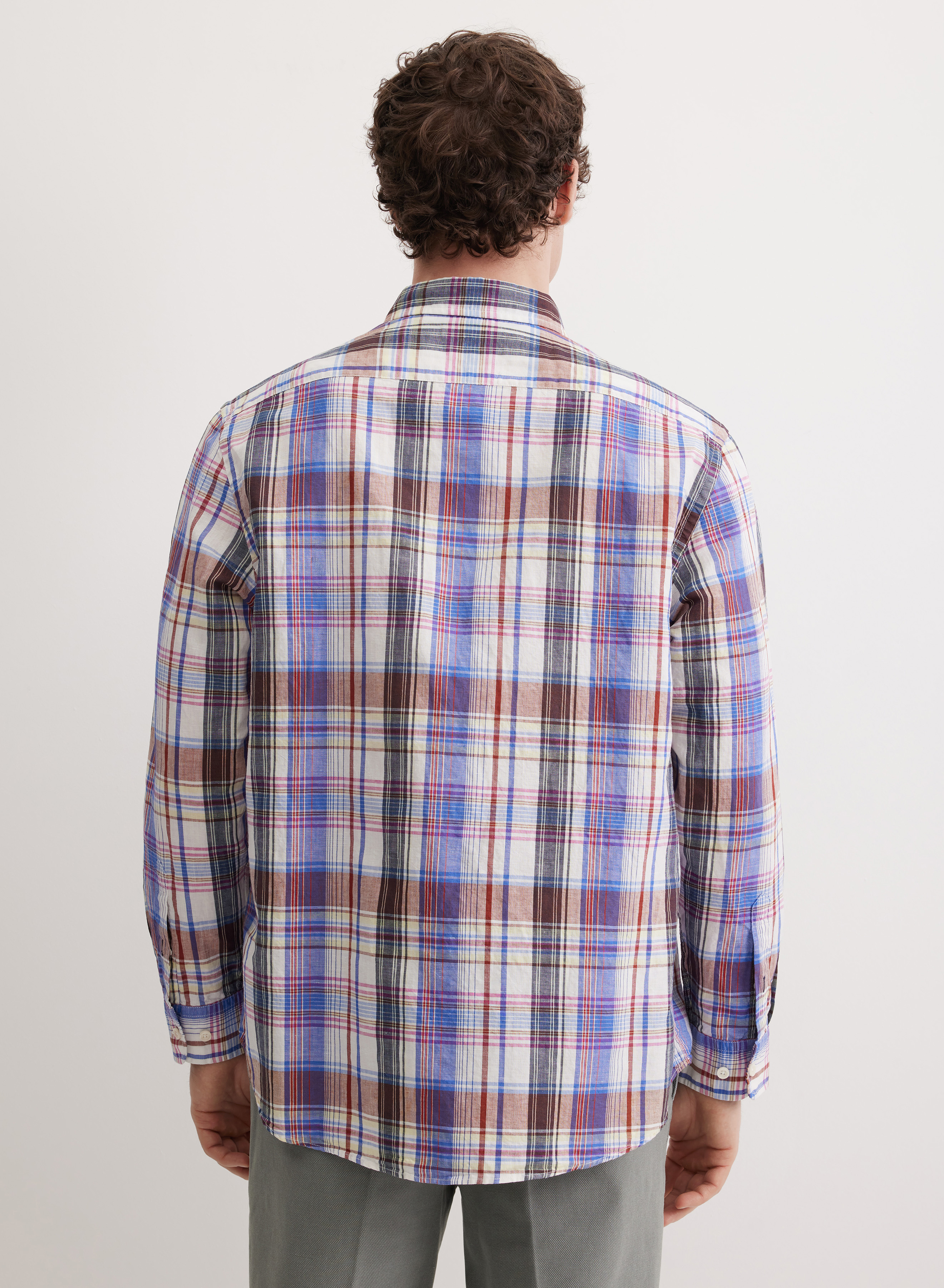 Рубашка в яркую клетку  - основное изображение товара