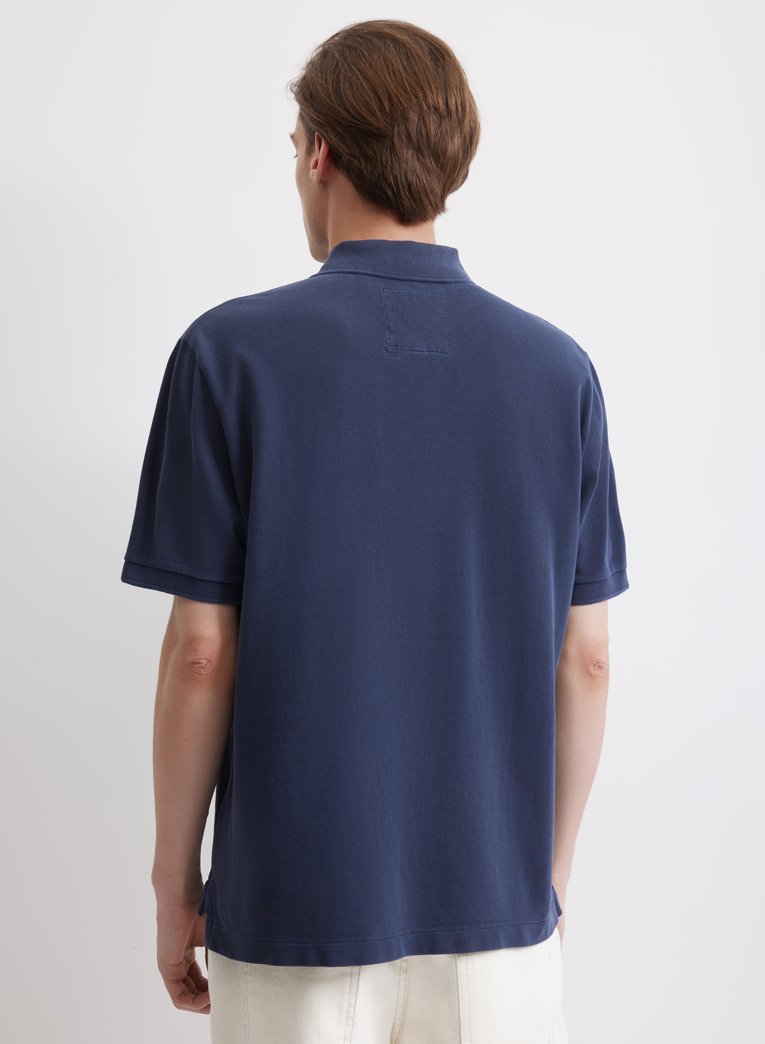 Классическое поло с вышивкой - основное изображение товара