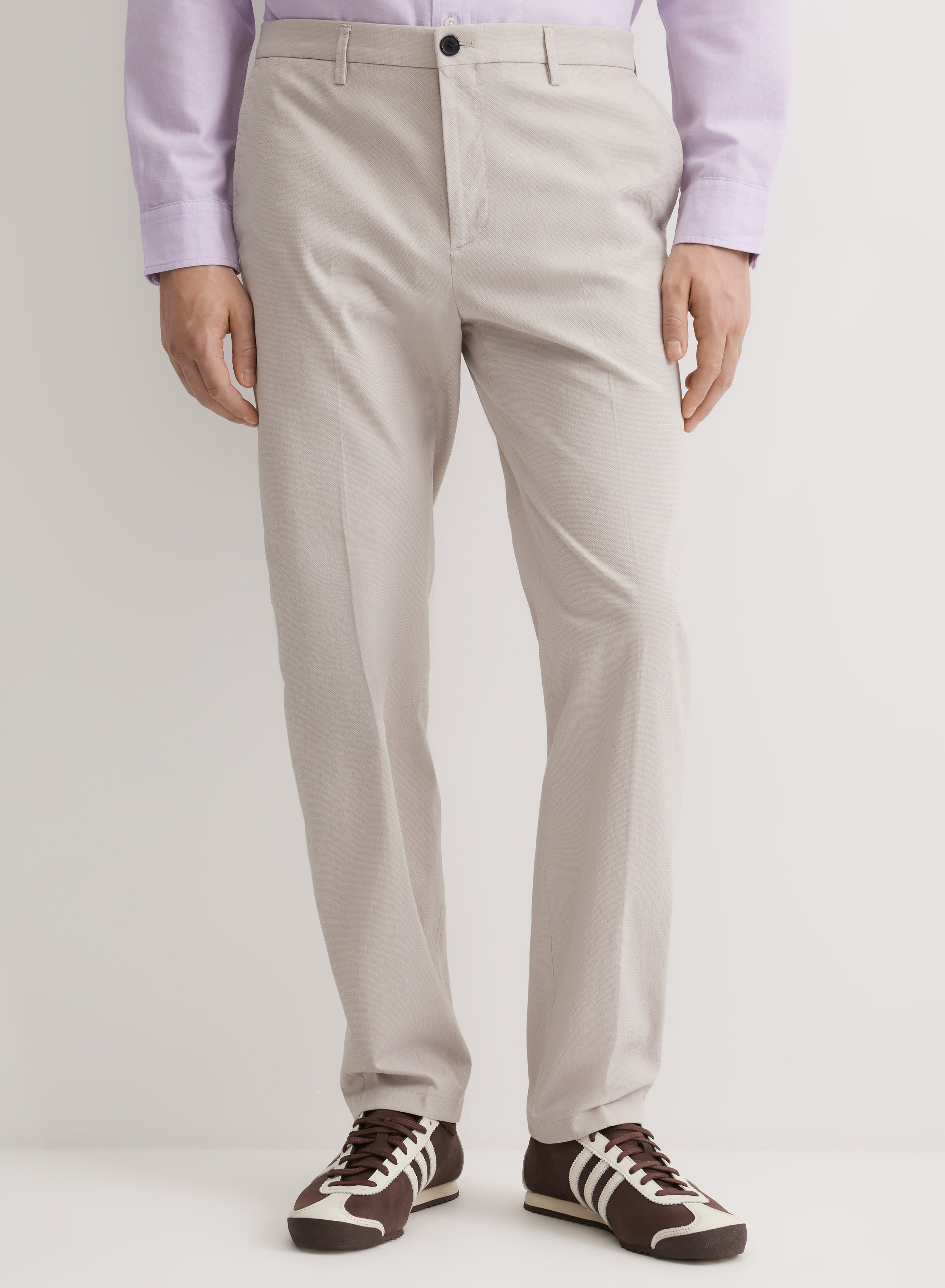 Свободные прямые брюки со стрелками - основное изображение товара