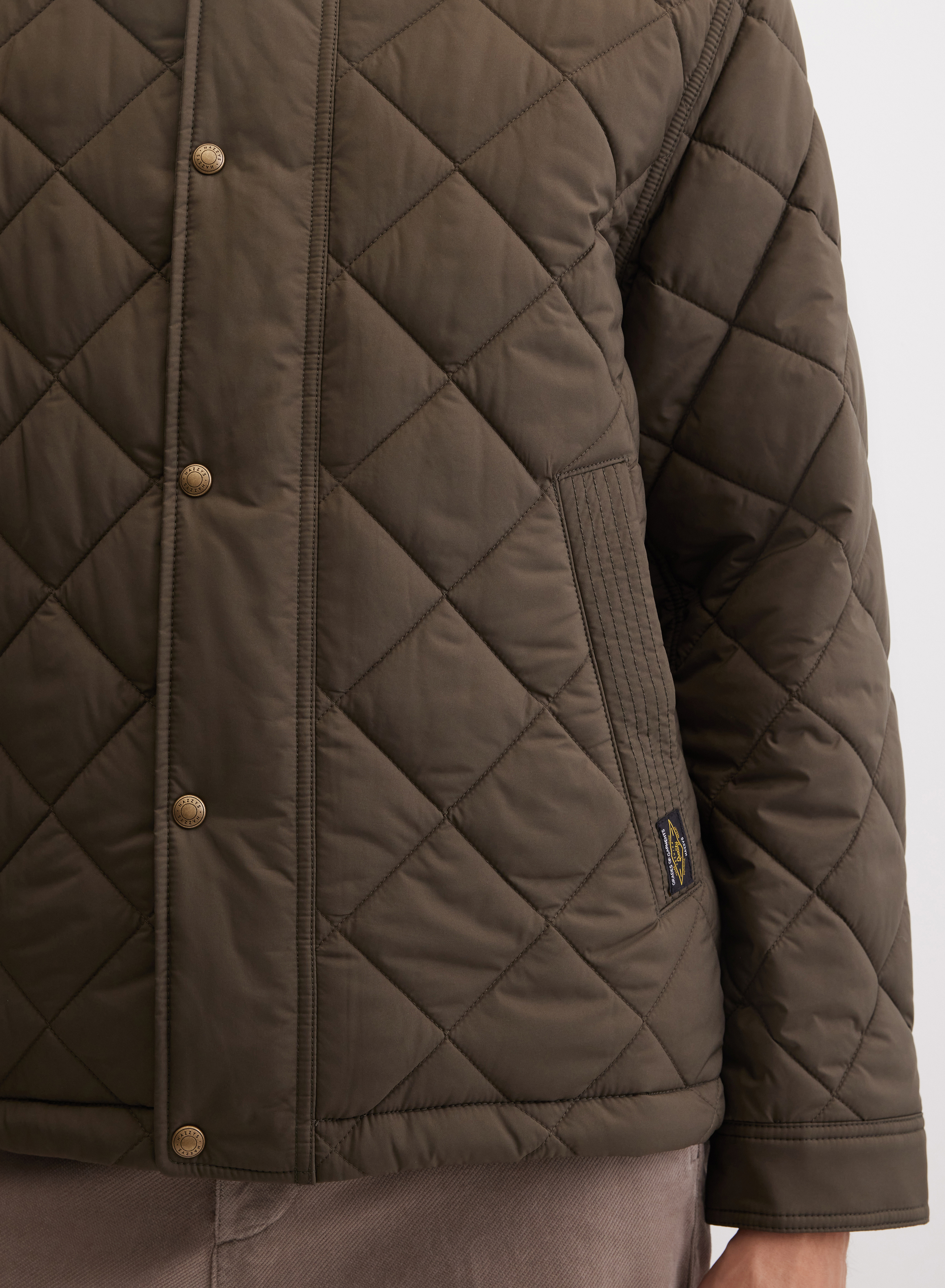 Стеганая куртка с застежкой на молнию - основное изображение товара