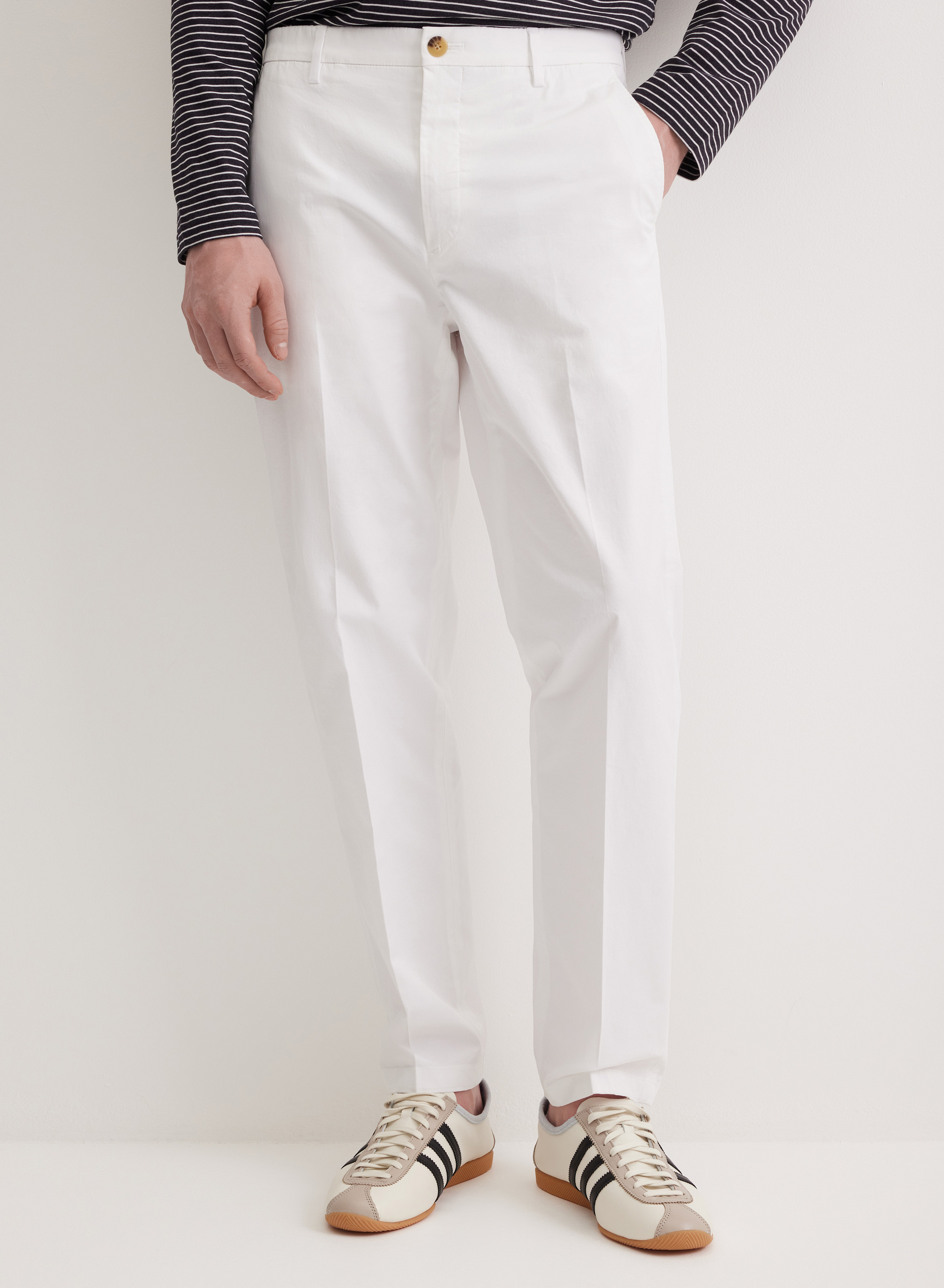 Брюки со стрелками прямого силуэта  - основное изображение товара