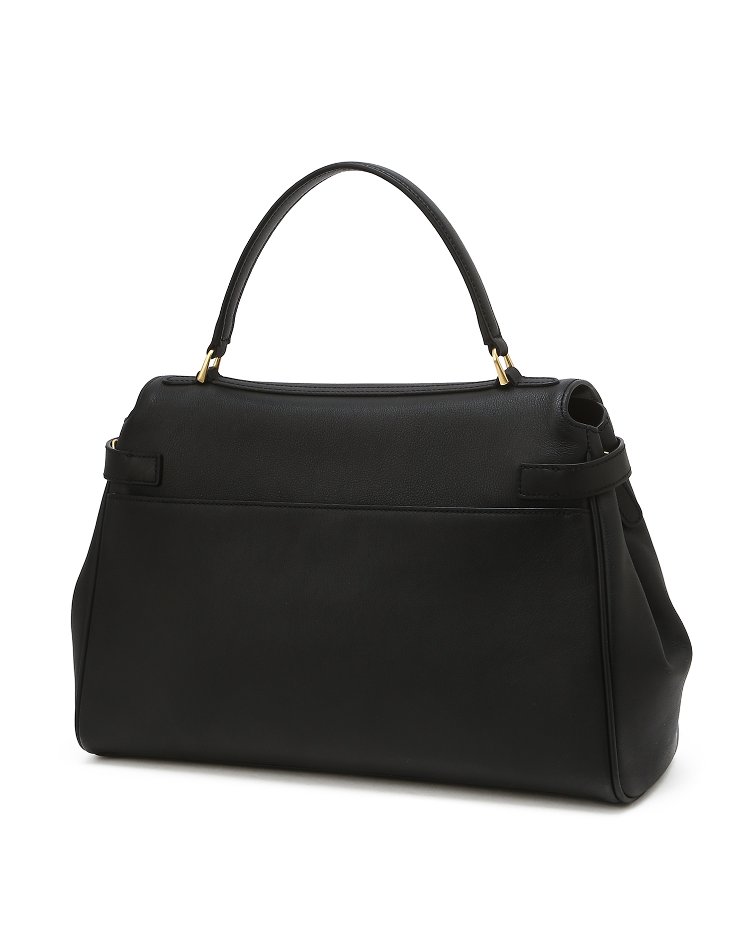 Черная кожаная сумка  - основное изображение товара