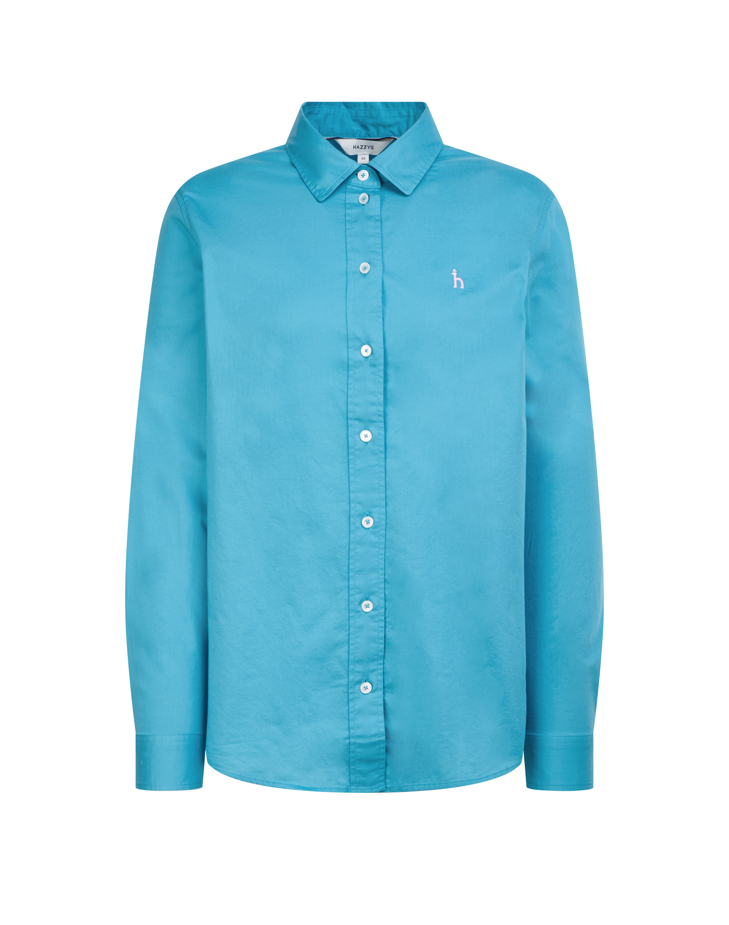 Хлопковая рубашка с контрастными пуговицами - основное изображение товара