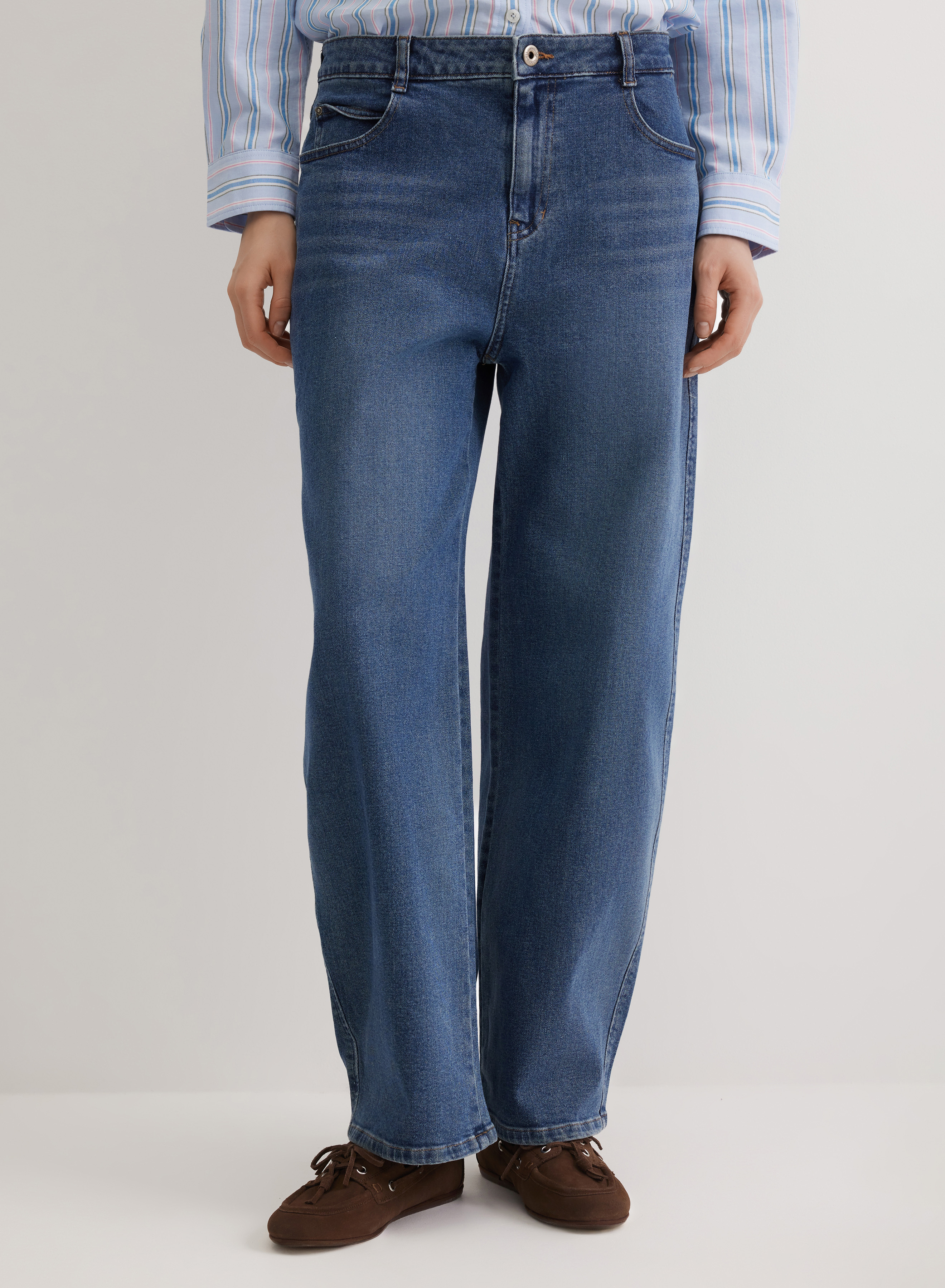 Прямые «5 карманов» прямого кроя  - основное изображение товара