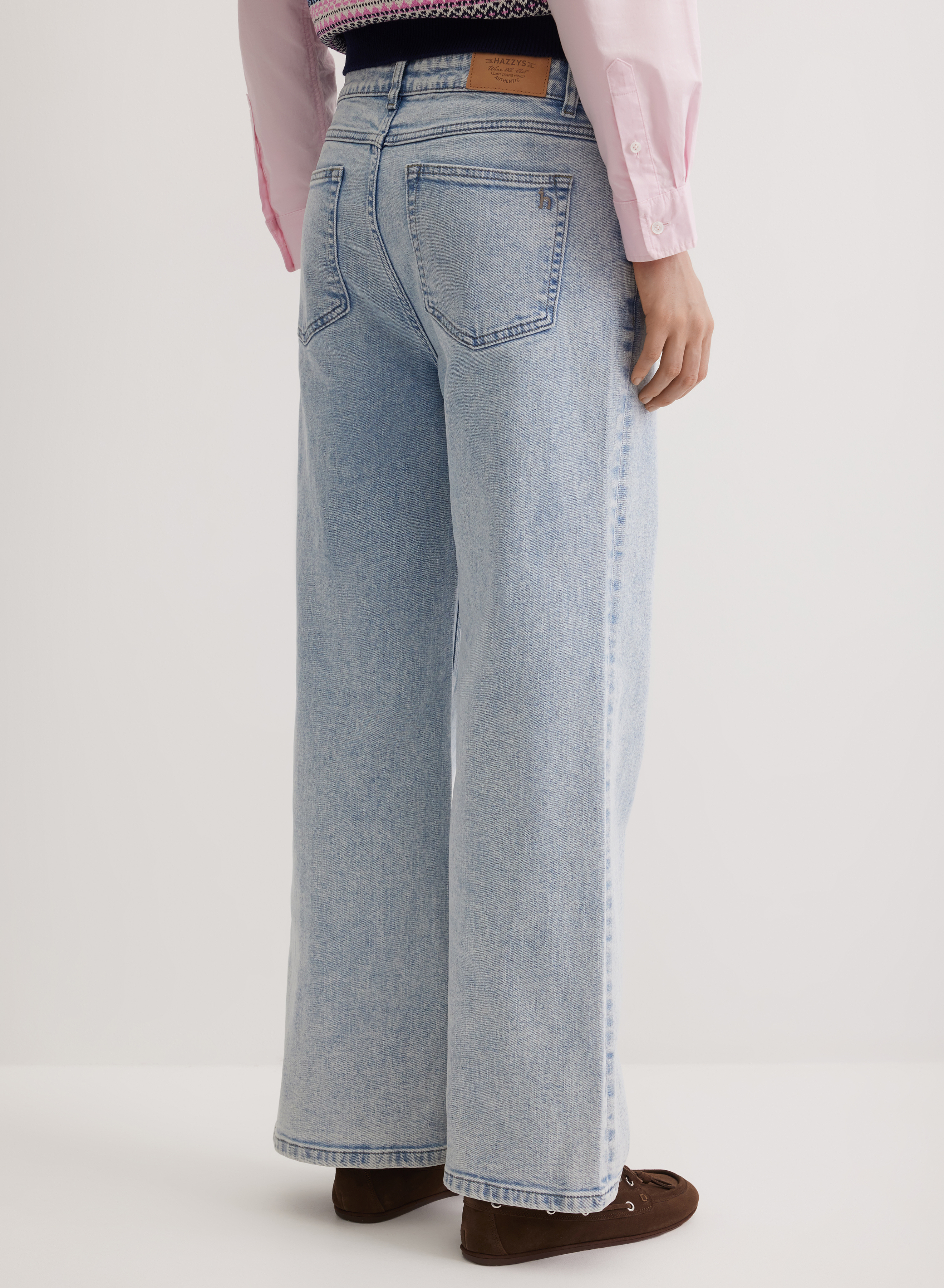 Классические прямые синие джинсы - основное изображение товара